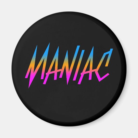 AIMANT COREY TIGER 1980 RETRO MANIAC (Devant)