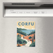 Aimant Corfou Grèce Voyage (In Situ (Lave-vaisselle))