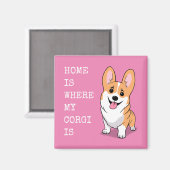 Aimant Corgi (Recto/Verso)
