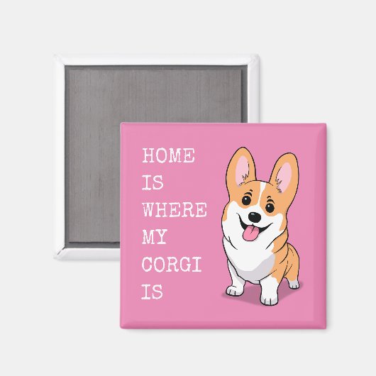 Aimant Corgi (Recto/Verso)