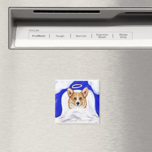 Aimant Corgi Angel (In Situ (Lave-vaisselle))