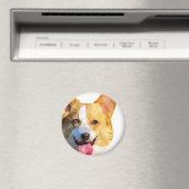 Aimant Corgi Low Poly Art (In Situ (Lave-vaisselle))