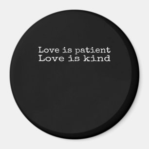Aimant Corinthiens L'amour est patient L'amour est gentil