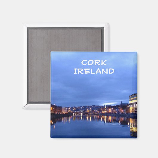 Aimant Cork à la nuit, Irlande (Recto/Verso)