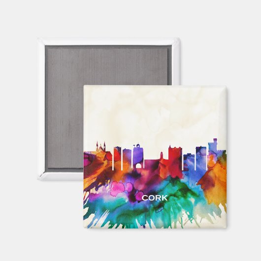 Aimant Cork Skyline (Recto/Verso)