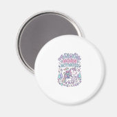 Aimant Corne d'Aventure de Licorne Activée Graphique Past (Recto/Verso)