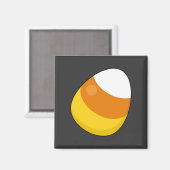 Aimant Corne de bonbons d'Halloween (Recto/Verso)