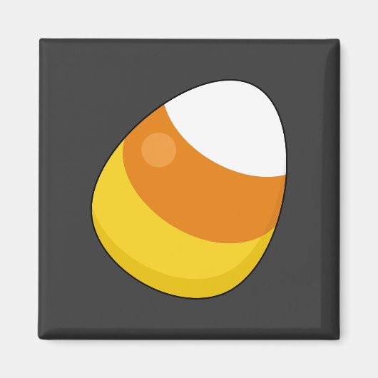 Aimant Corne de bonbons d'Halloween (Devant)