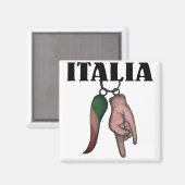 AIMANT CORNE ITALIENNE AUX YEUX MAL, CORNO (Recto/Verso)