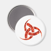 Aimant Corne triple d'Odin (Recto/Verso)