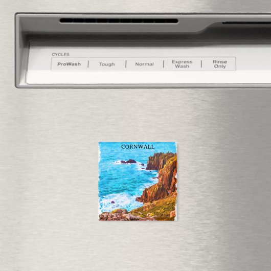 Aimant Cornwall Angleterre Royaume-Uni Paysage côtier (In Situ (Lave-vaisselle))