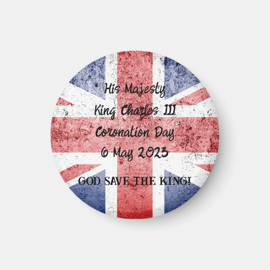 Aimant Coronation du roi Charles III (Devant)