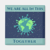 Aimant Coronavirus Couvre 19 Tout Dans Ce Ensemble (Devant)