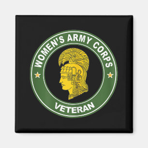 Aimant Corps des femmes de l'armée Chemise vétéran Corps