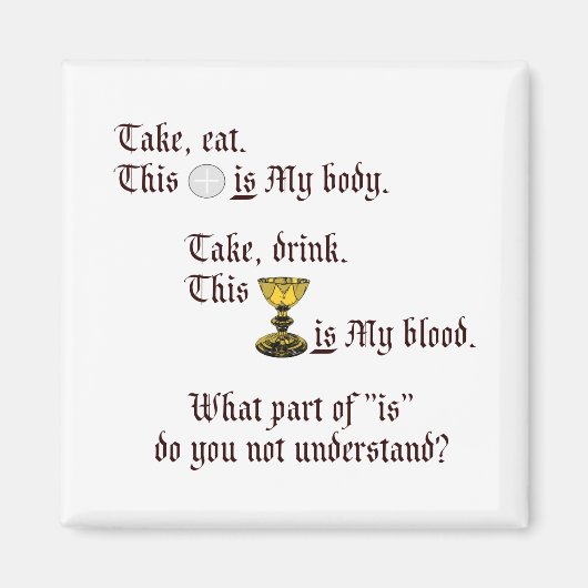 Aimant Corps et sang (Devant)