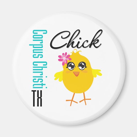 Aimant Corpus Christi TX Chick-1 (Devant)