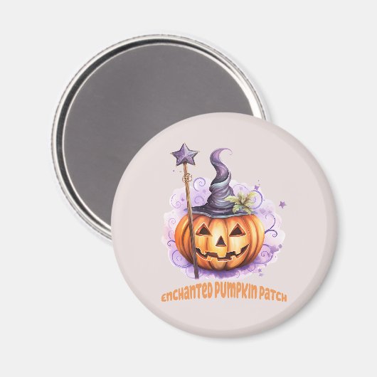 Aimant Correctif Citrouille enchâssé (Recto/Verso)