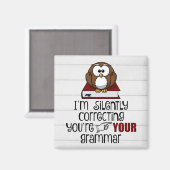 Aimant Correction silencieuse de votre chou sarcastique d (Recto/Verso)