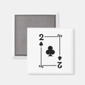 Aimant Correspondance Deux Clubs Convient À Jouer Cartes  (Recto/Verso)