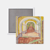 Aimant Corridor dans l'asile (par Vincent van Gogh) (Recto/Verso)