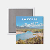 Aimant Corse Delta France Souvenir (Recto/Verso)