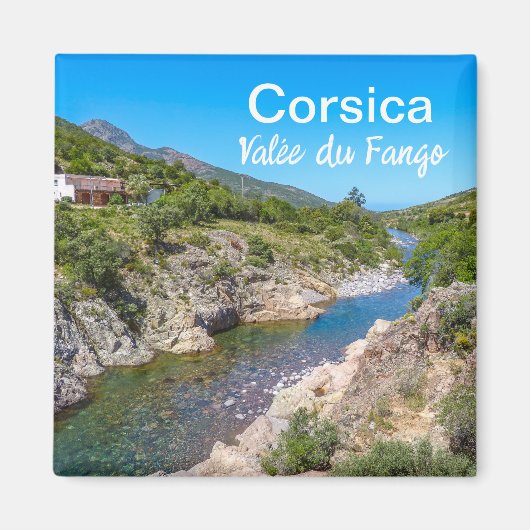 Aimant Corse France Vallée du Fango (Devant)