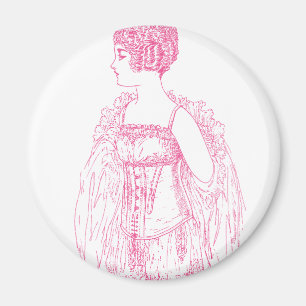 Aimant Corset Flapper Vintage Rose