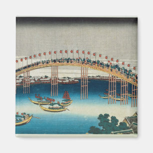 Aimant Cortège au-dessus d'un pont (copie de bois de