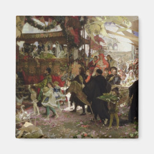 Aimant Cortège baptismal de prince Juan en Séville