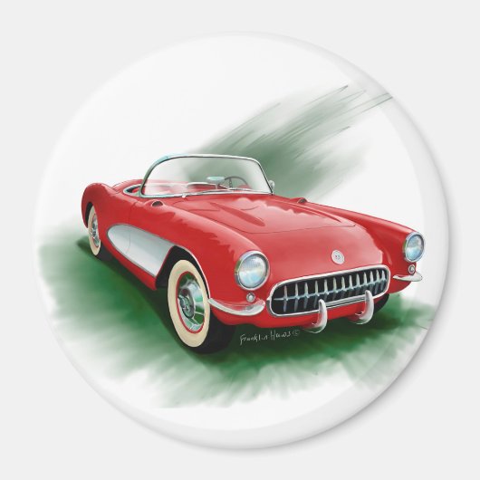 Aimant Corvette 1957 (Devant)
