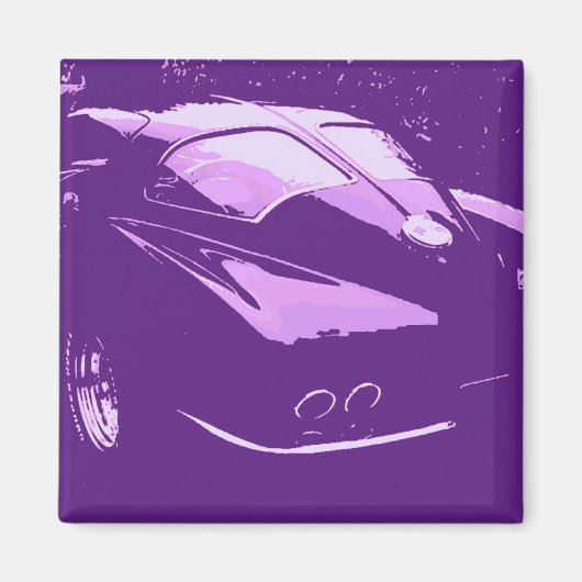 Aimant Corvette Classic/Violet (Devant)