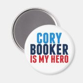 Aimant Cory Booker est mon héros (Recto/Verso)