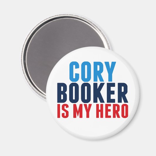 Aimant Cory Booker est mon héros (Recto/Verso)