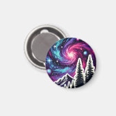 Aimant Cosmic Forest: Galaxy Meets Nature (Recto/Verso)