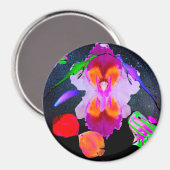 Aimant Cosmos romantiques par Power Flower (Recto/Verso)