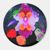 Aimant Cosmos romantiques par Power Flower (Devant)