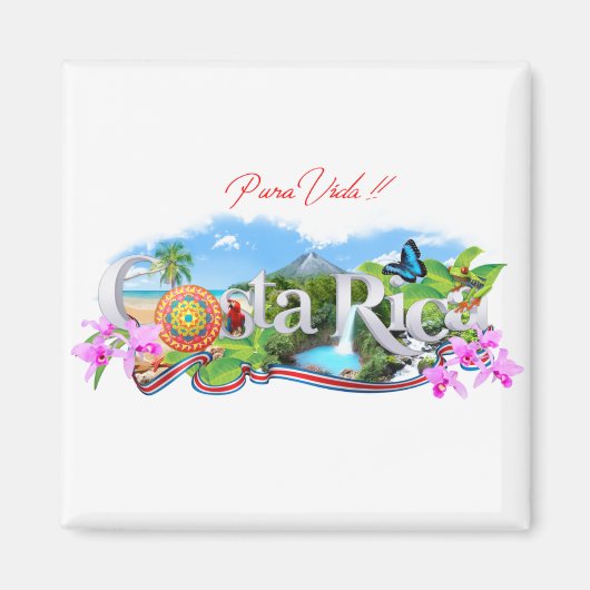 Aimant Costa Rica (Devant)