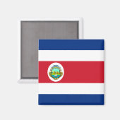 Aimant Costa Rica - Le drapeau national du Costa Rica (Recto/Verso)