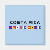 Aimant Costa Rica Nautical Maritime Flags (Devant)