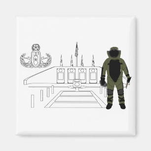 Aimant Costume commémoratif de bombe d'EOD