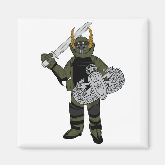 Aimant Costume de bombe Paladin (Devant)