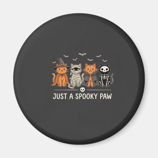 Aimant Costume de chat Halloween Spooky Paw Vector Design (Devant)