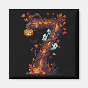 Aimant Costume de citrouille d'Halloween Mème Numéro 7 67