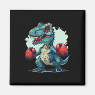 Aimant Costume de dinosaure de boxe amusant pour enfants 
