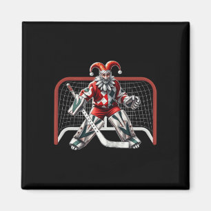 Aimant Costume de gardien de but de hockey sur glace de j