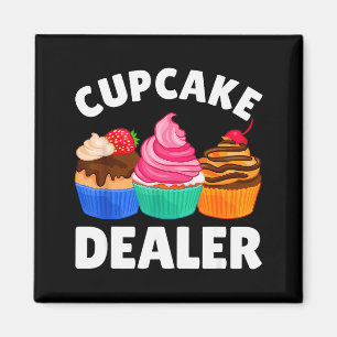 Aimant Costume de gâteau cupcake cool pour hommes femmes