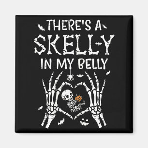 Aimant Costume de grossesse Halloween Skelly Belly