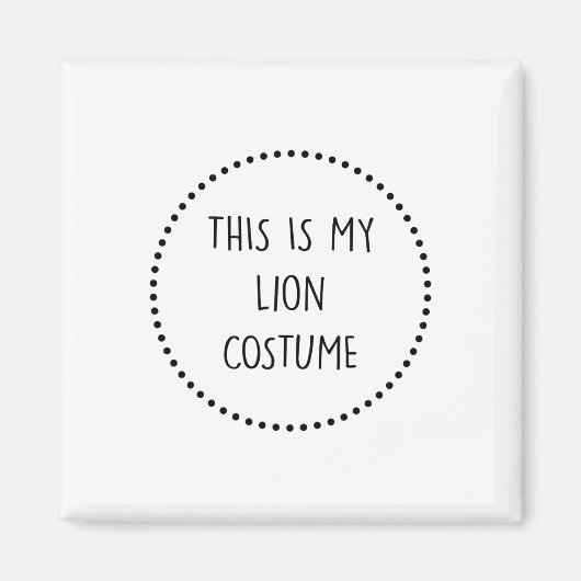 Aimant Costume de lion (Devant)