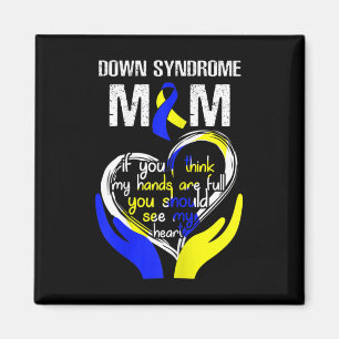 Aimant Costume de maman syndrome de Down World Down Syndr