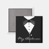 Aimant Costume de mariage pour garçon d'honneur (Recto/Verso)